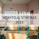 Mokytojų streikas 2023